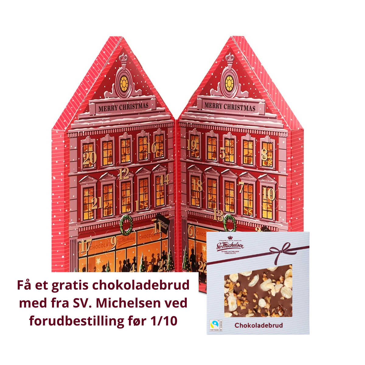 Klassisk chokolade julekalender - Sv. Michelsen