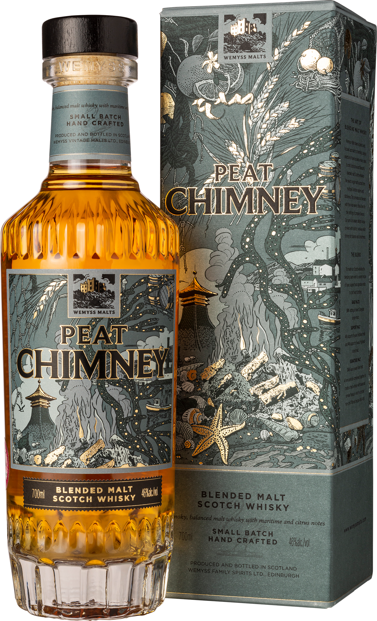 Wemyss - Peat Chimney Blended Malt Scotch Whisky